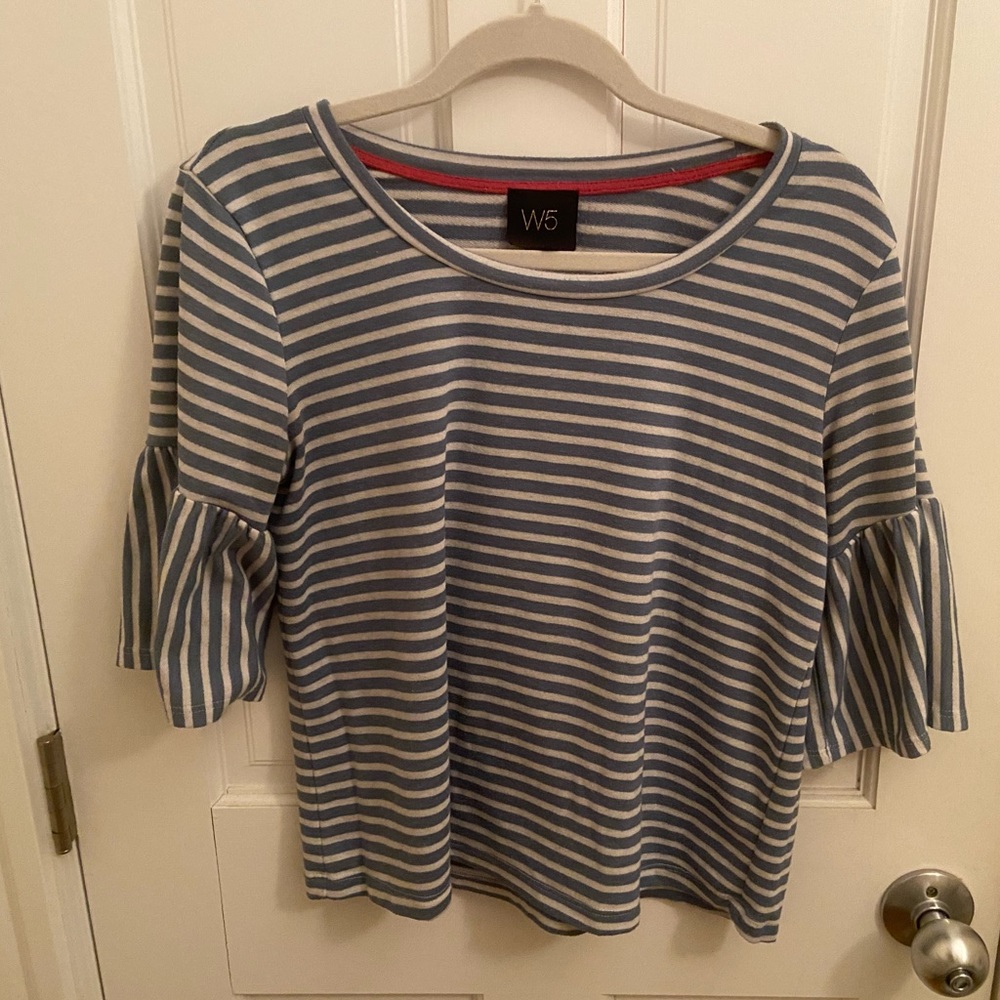 Flutter sleeve T shirt